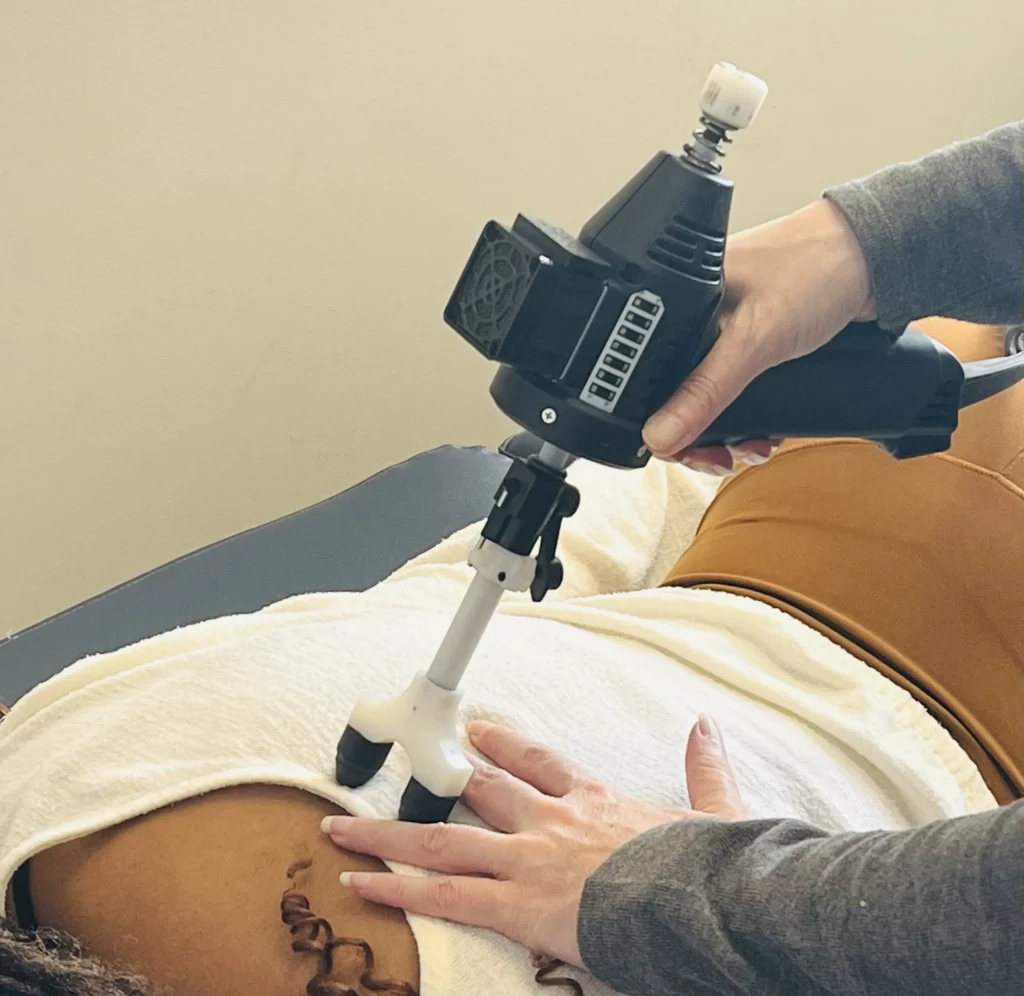 New patient getting a tattoo.