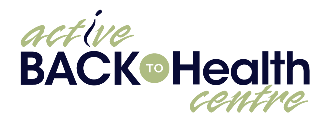 Active back to health centre logo with an Elementor touch.